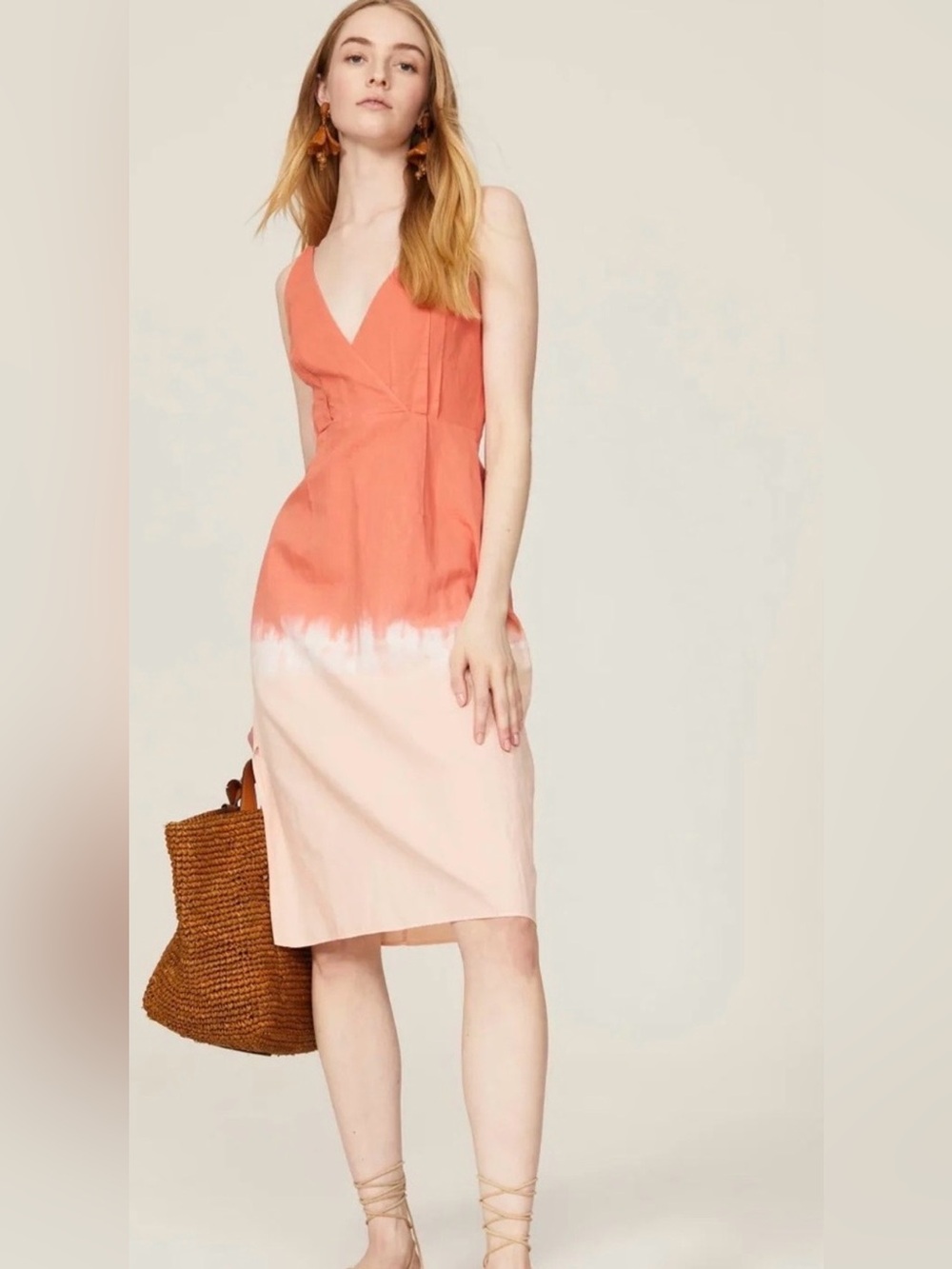 TOME linen/cotton hombre dress